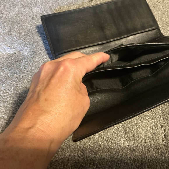 Coach Vintage Black Leather Wallet - Picture 6 of 10